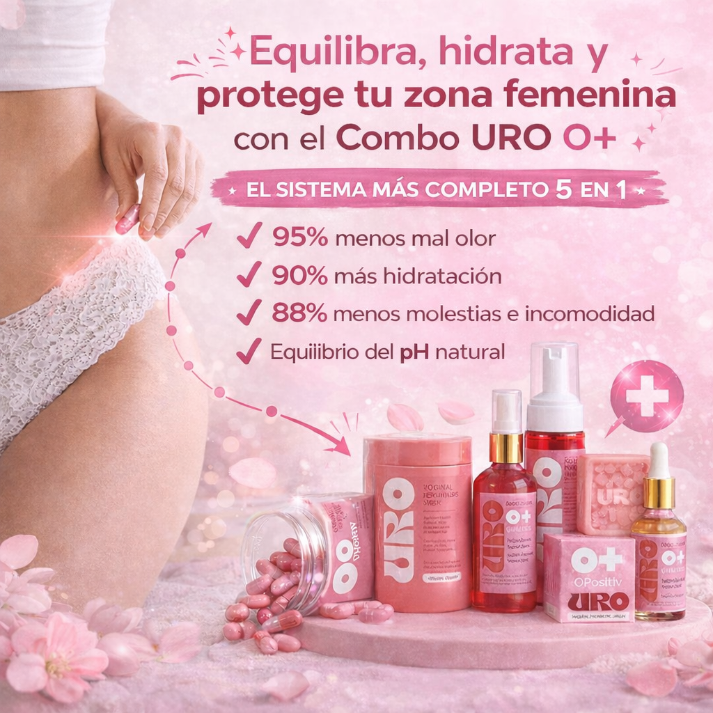 NUEVO COMBO URO+ Compra 4 productos Y TE OBSEQUIAMOS EL JABON🎁+🎁 GRATIS: Ebook de cuidado femenino (valorado en  $19)