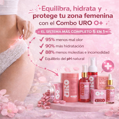 NUEVO COMBO URO+ Compra 4 productos Y TE OBSEQUIAMOS EL JABON🎁+🎁 GRATIS: Ebook de cuidado femenino (valorado en  $19)