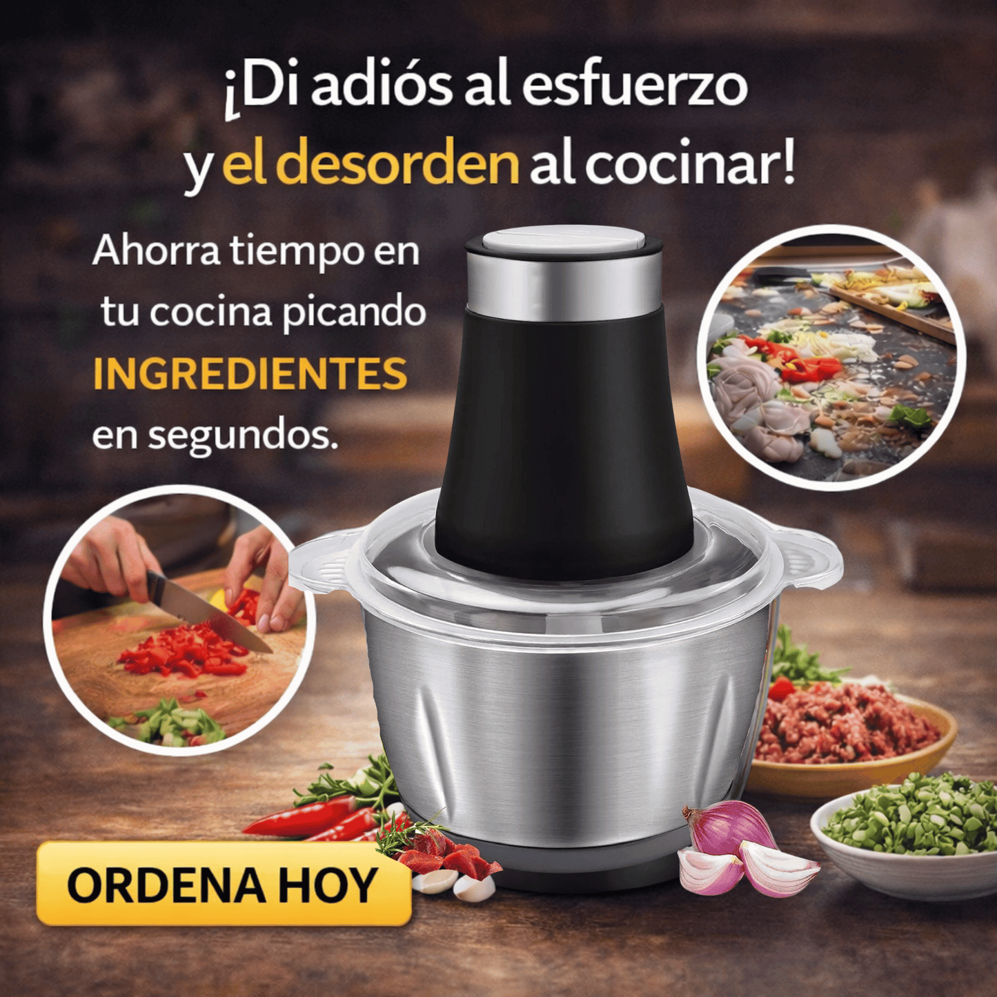 TurboChef Pro – Pica en segundos sin esfuerzo