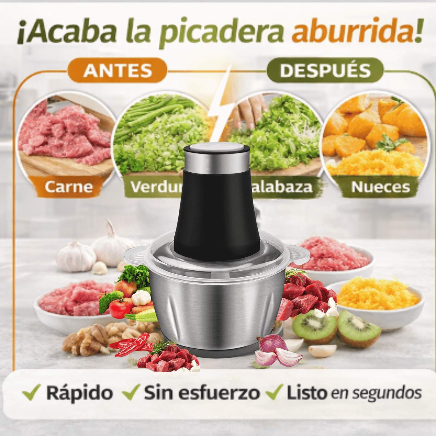 TurboChef Pro – Pica en segundos sin esfuerzo