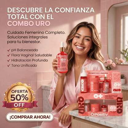 NUEVO COMBO URO+ Compra 4 productos Y TE OBSEQUIAMOS EL JABON🎁+🎁 GRATIS: Ebook de cuidado femenino (valorado en  $19)