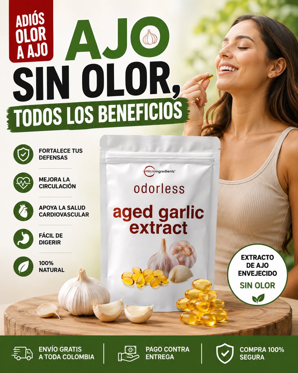 Cápsulas de Ajo Odorless