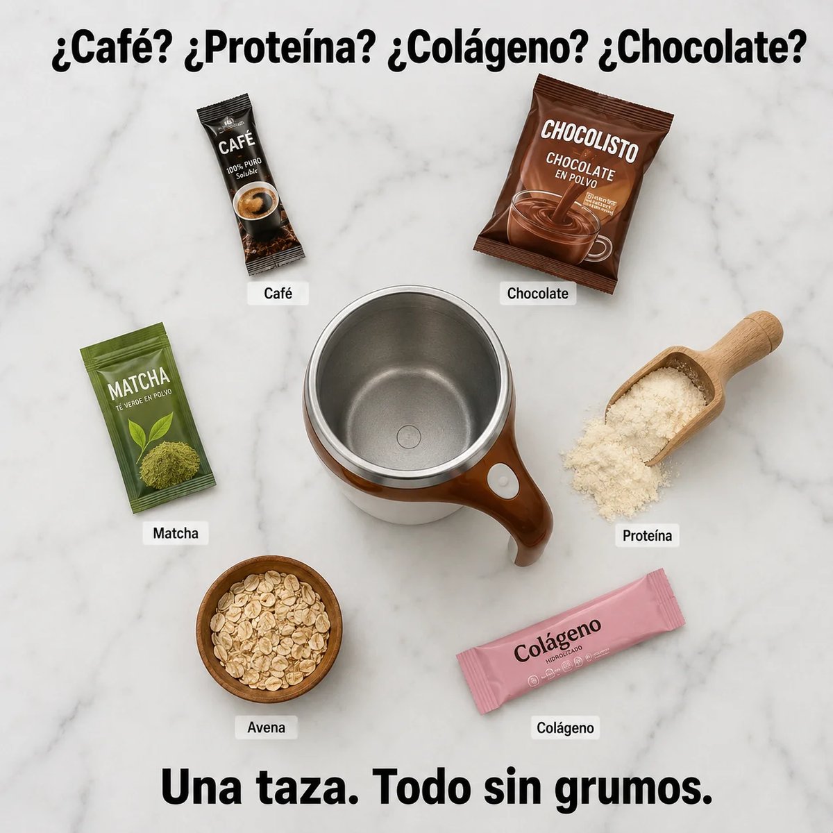 Remolino perfecto sin grumos — PowerMix PRO